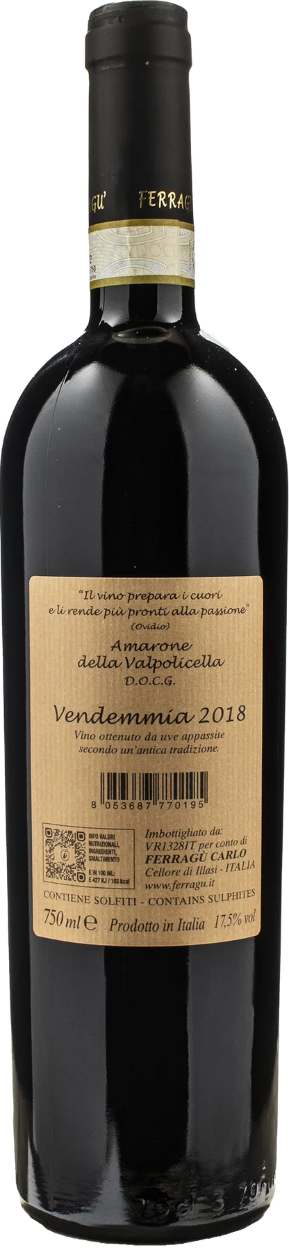 Ferragu Amarone della Valpolicella 2018