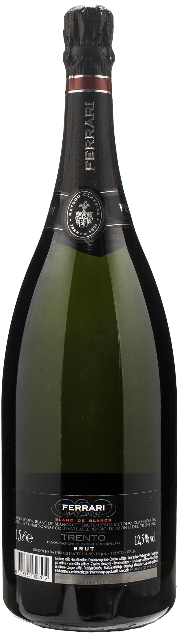 Ferrari Maximum Blanc de Blancs Brut Magnum