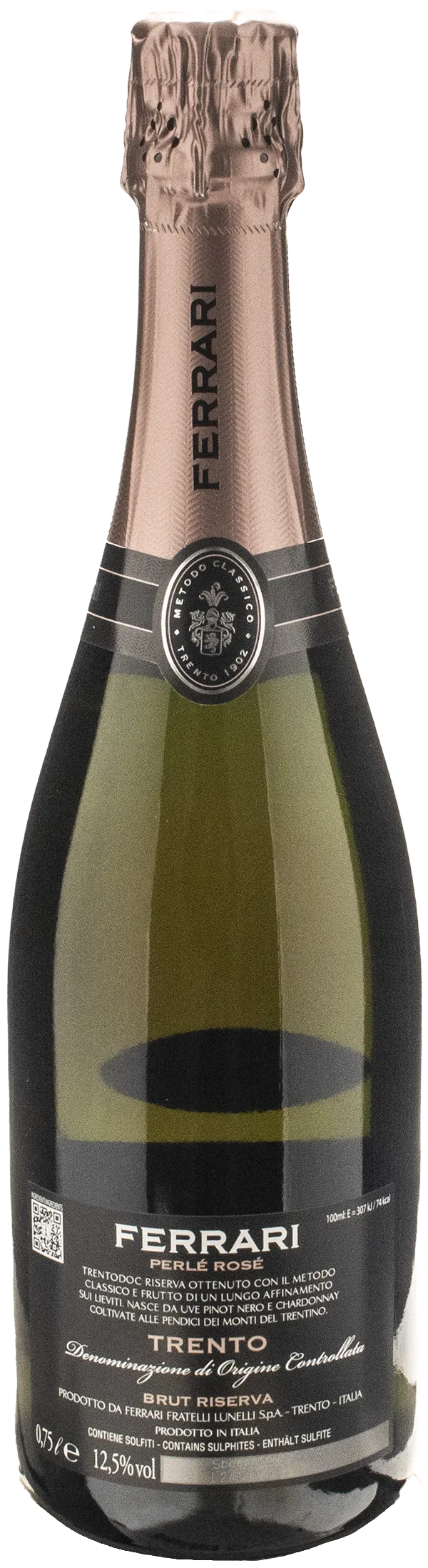 Ferrari Perlé Rosé Brut Riserva 2018