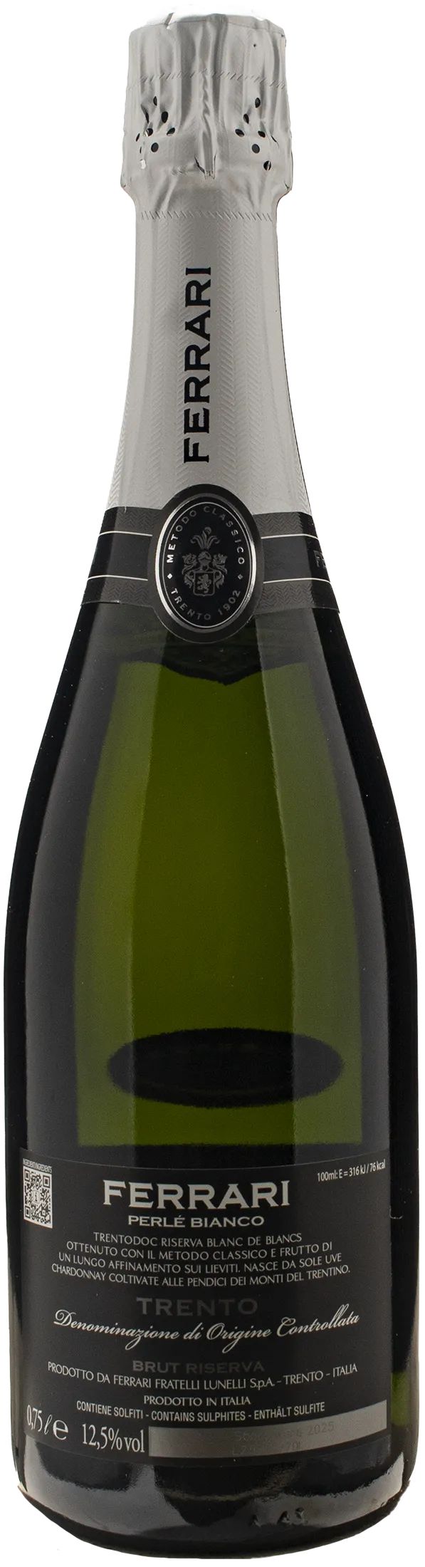 Ferrari Trento Perle Bianco Brut Riserva 2017