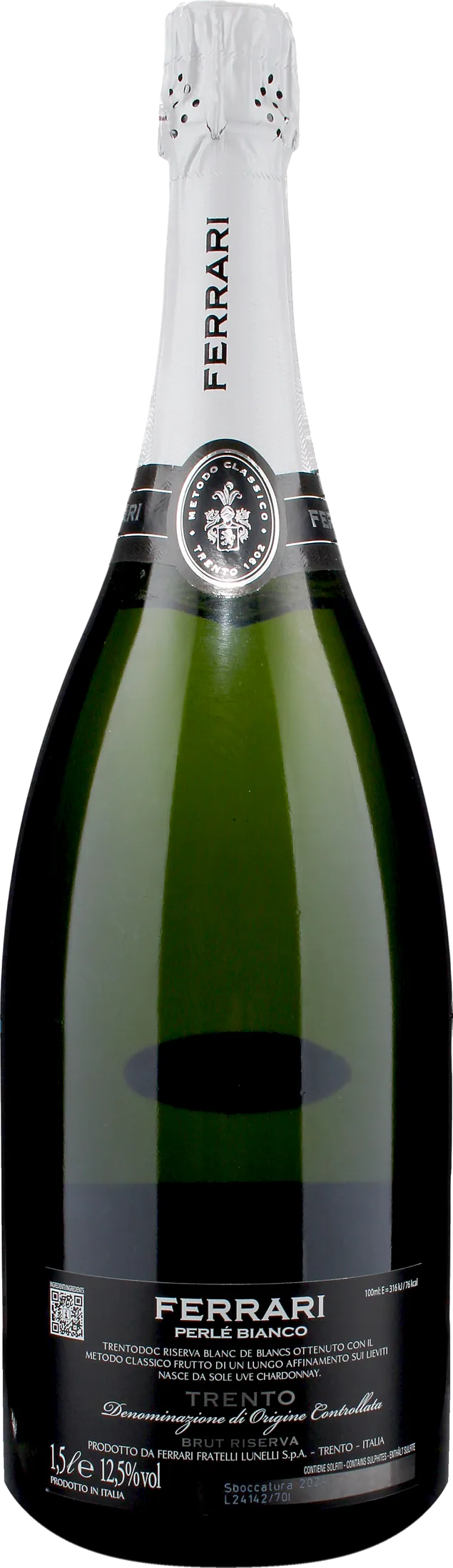 Ferrari Trento Perle Bianco Brut Riserva Magnum 2016