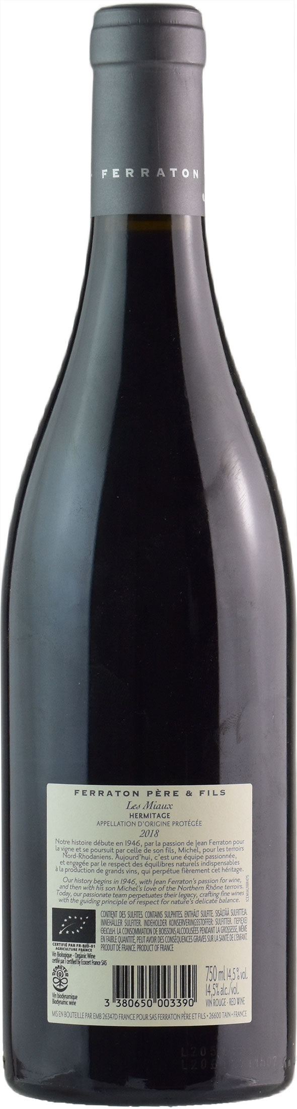 Ferraton Pere & Fils Hermitage Les Miaux Rouge 2018