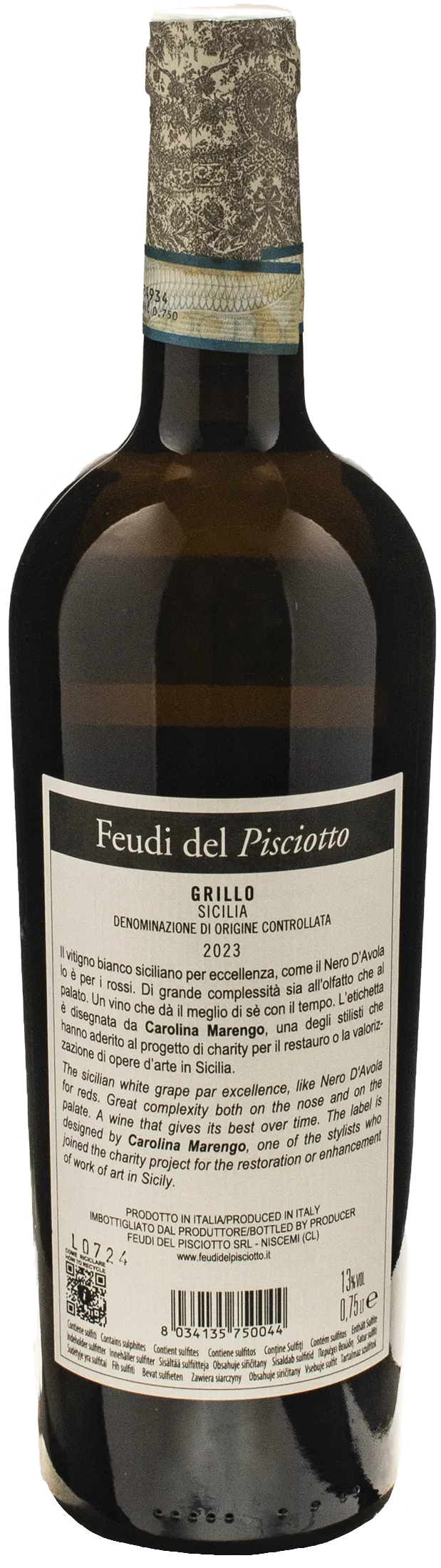 Feudi del Pisciotto Carolina Marengo Grillo 2023