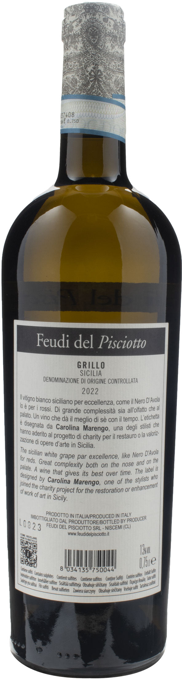 Feudi del Pisciotto Carolina Marengo Grillo 2022