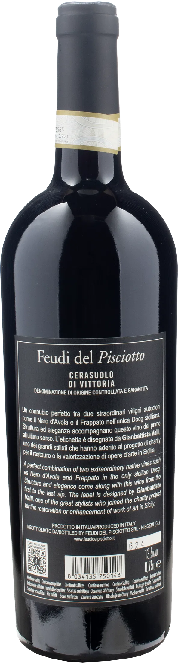 Feudi del Pisciotto Cerasuolo di Vittoria Giambattista Valli 2022