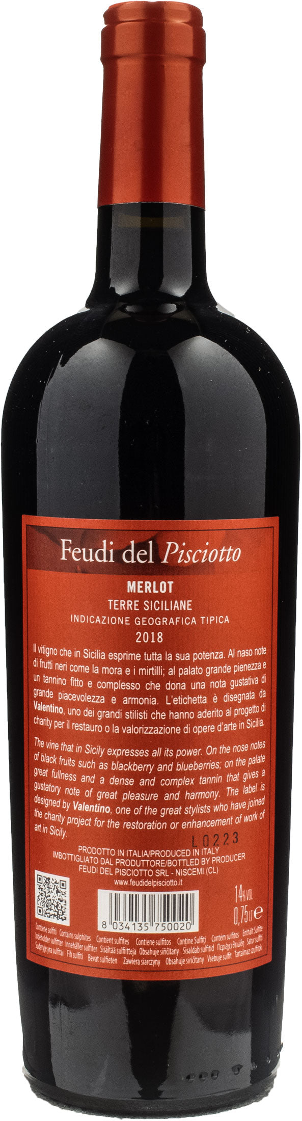 Feudi del Pisciotto Merlot 2018