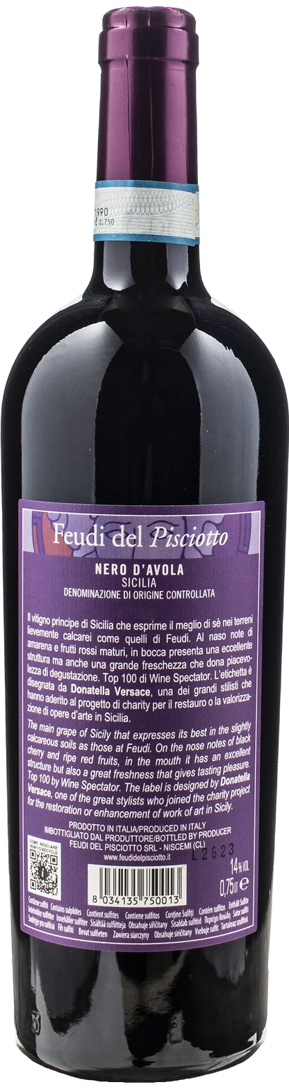 Feudi del Pisciotto Nero d'Avola Versace 2021