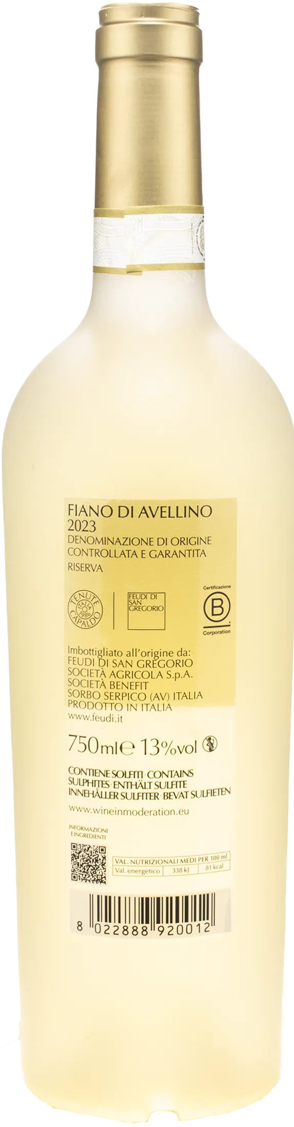 Feudi San Gregorio Campanaro Riserva 2023
