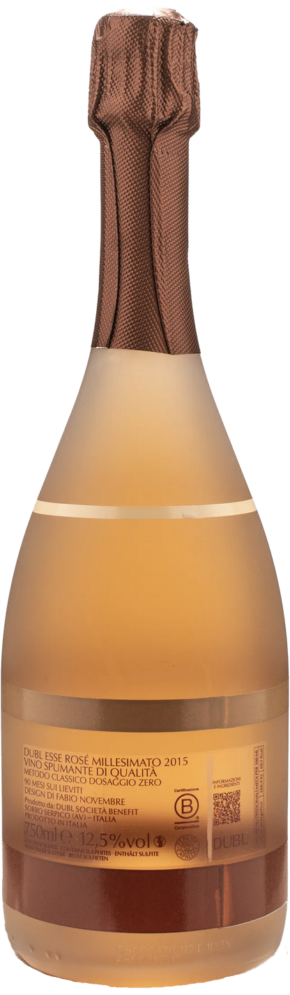 Feudi San Gregorio Dubl Esse Rosè Metodo Classico Dosaggio Zero 2015