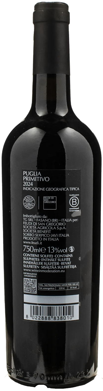 Feudi San Gregorio Puglia Primitivo 2024