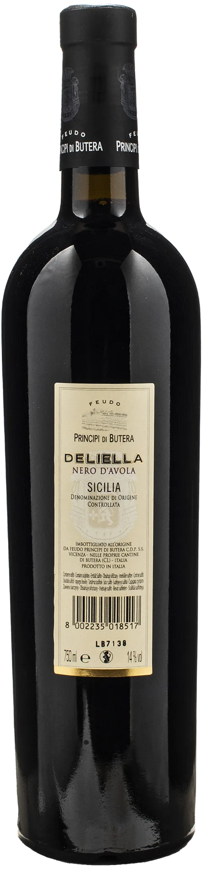 Feudo Principi di Butera Deliella Nero d'Avola 2015