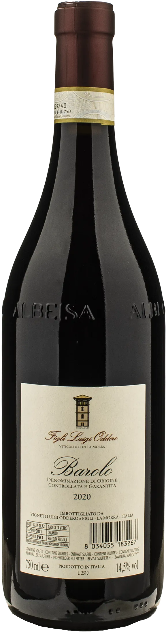 Figli Luigi Oddero Barolo 2020