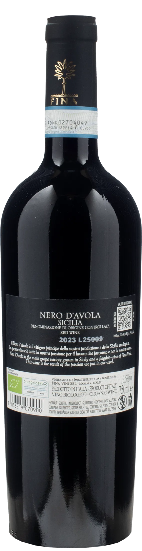 Fina Nero d'Avola Bio 2023