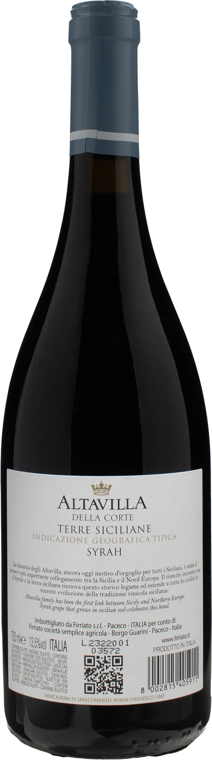 Firriato Altavilla della Corte Syrah 2020