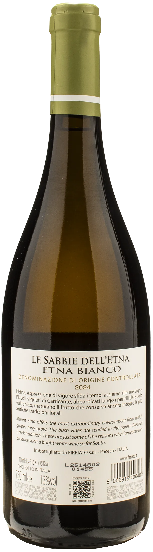 Firriato Etna Bianco Le Sabbie dell'Etna 2024