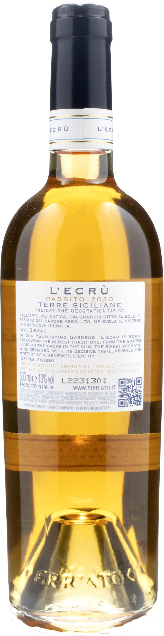 Firriato l'Ecru' Passito 0.5L 2020