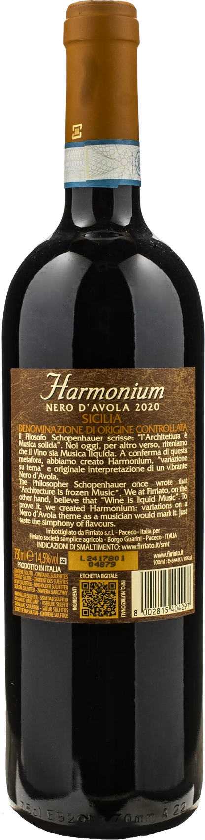 Firriato Nero d'Avola Harmonium 2020