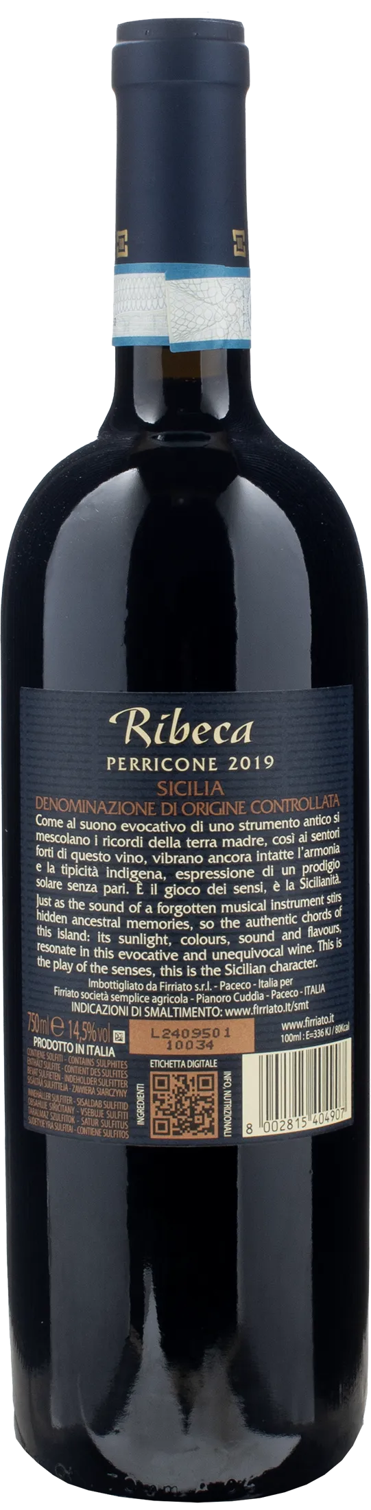 Firriato Ribeca Perricone 2019