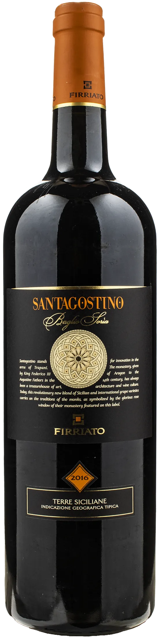 Firriato Santagostino Baglio Soria Syrah e Nero D'Avola Magnum 2016