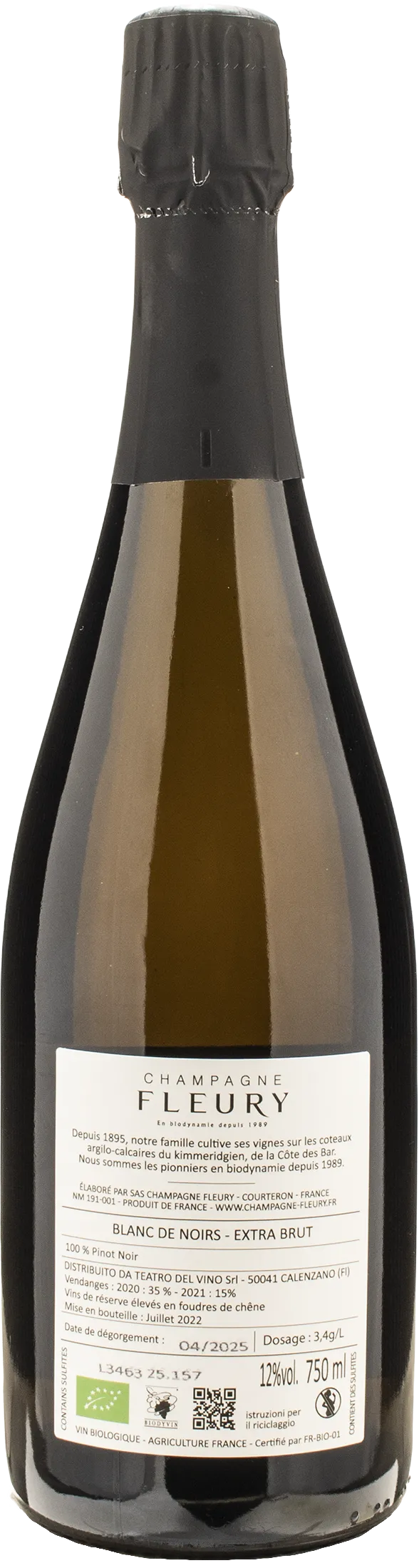 Fleury Champagne Blanc de Noirs Extra Brut
