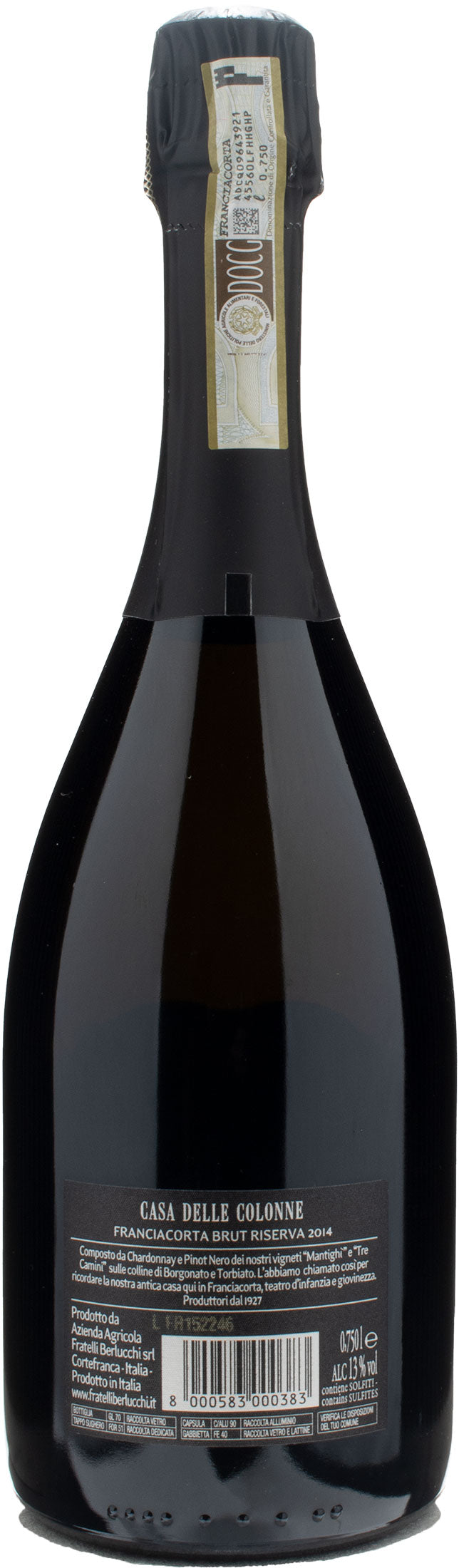 Flli Berlucchi Franciacorta Casa delle Colonne Brut Riserva 2014