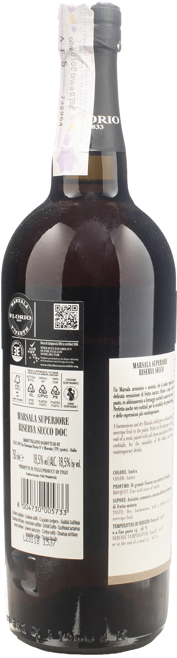 Florio Marsala Secco Superiore Riserva