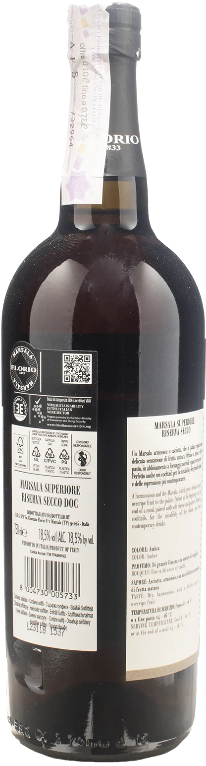 Florio Marsala Secco Superiore Riserva