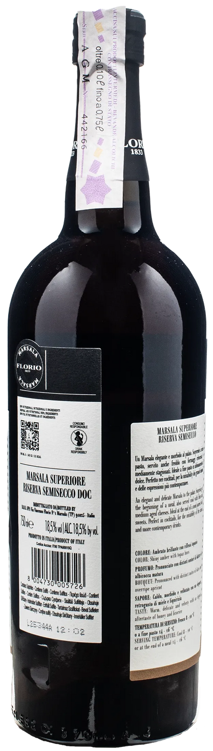 Florio Marsala Semisecco Superiore Riserva