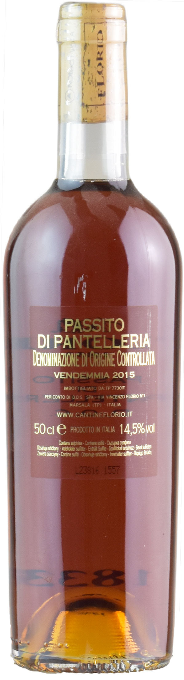 Florio Passito di Pantelleria 0.5L 2015
