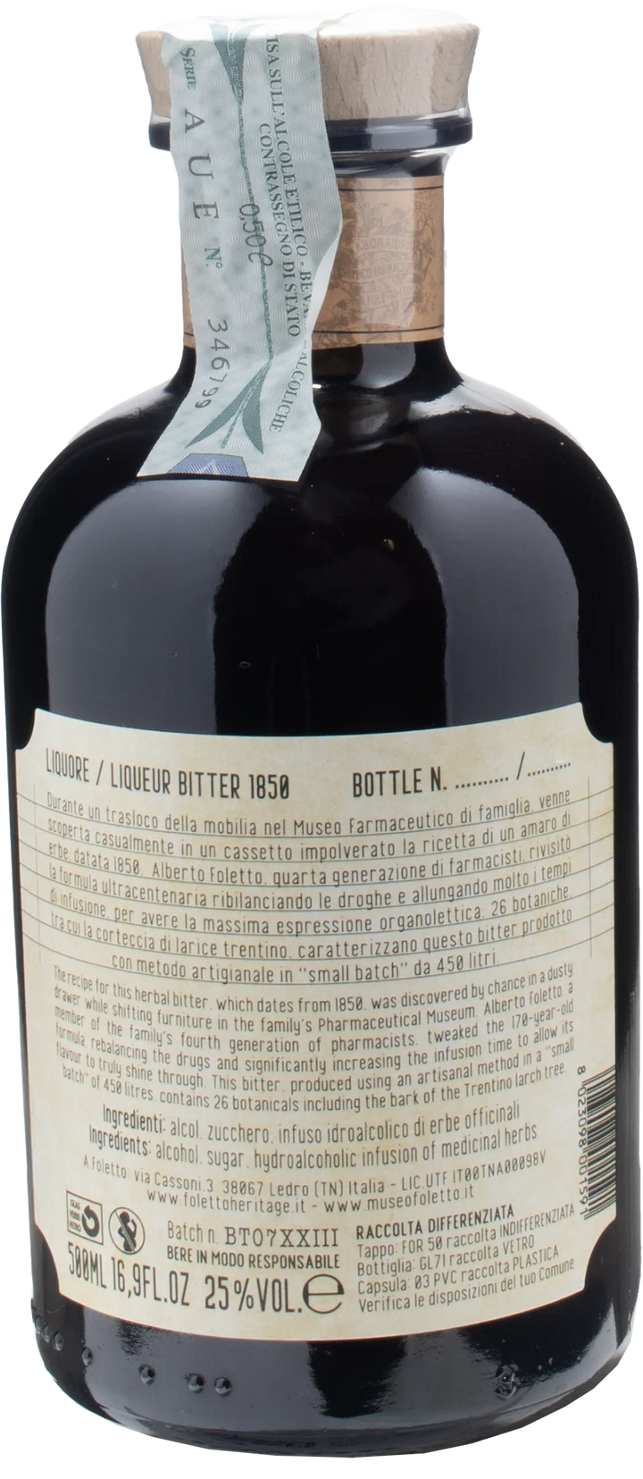 Foletto Bitter 1850 0.5L