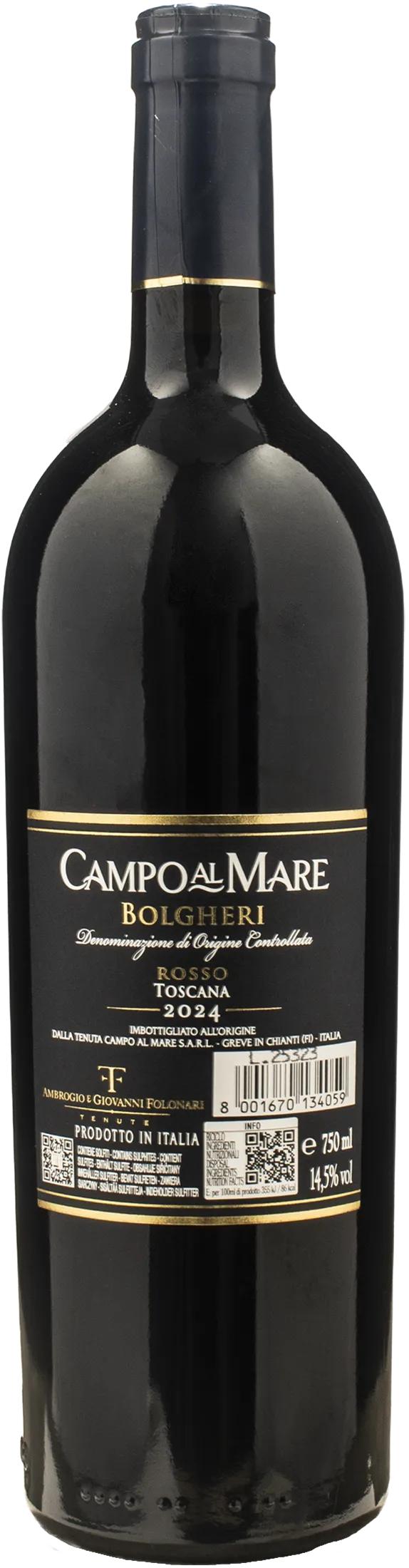 Folonari Bolgheri Rosso Campo al Mare 2024
