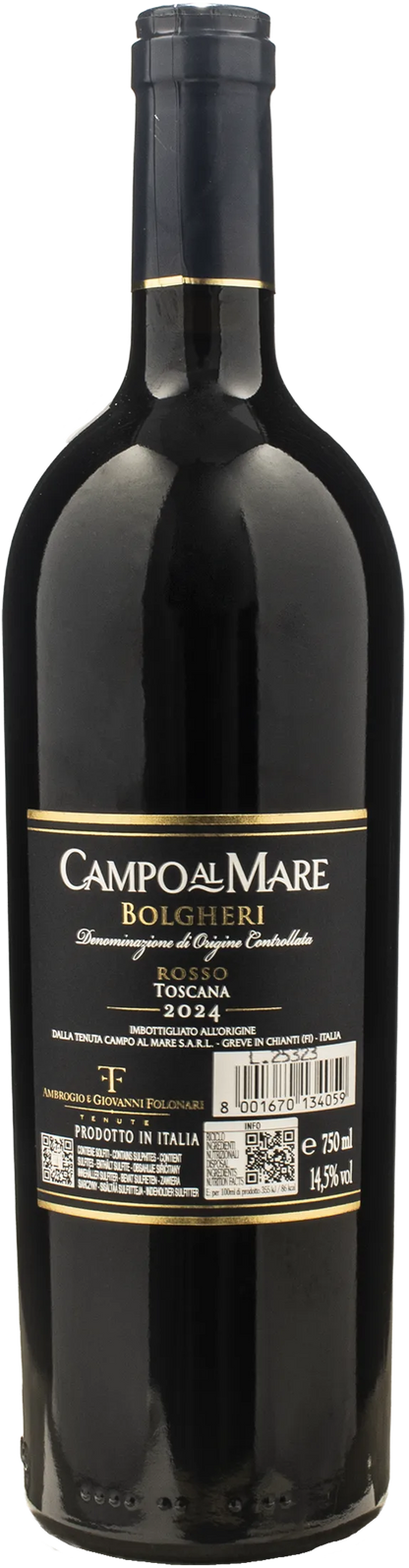 Folonari Bolgheri Rosso Campo al Mare 2024
