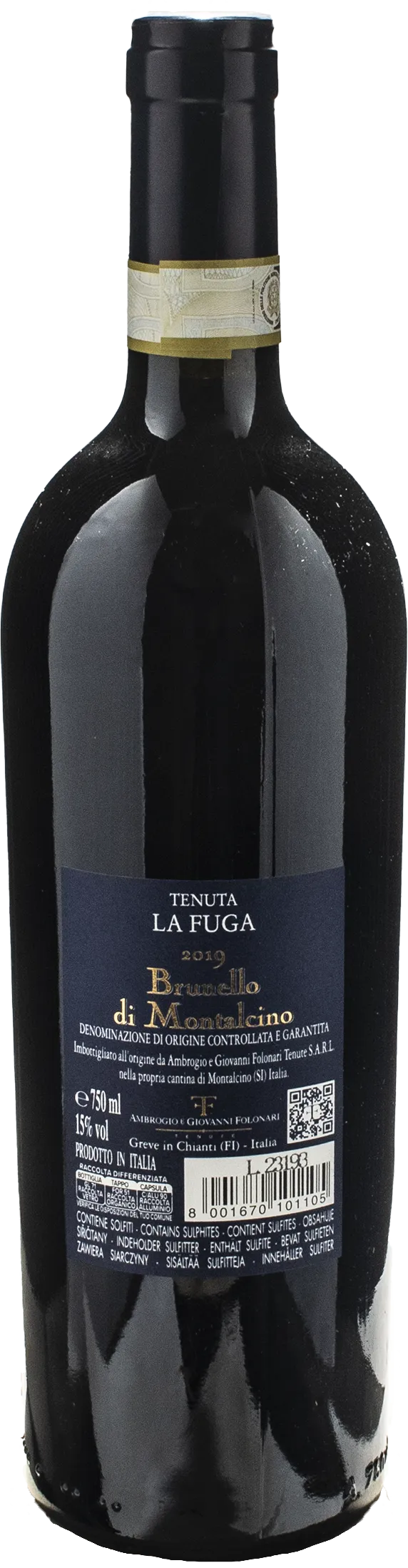 Folonari Brunello di Montalcino La Fuga 2019