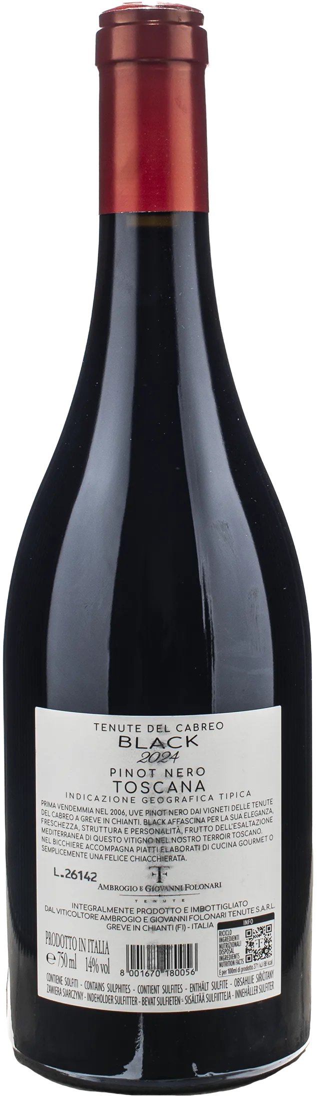 Folonari Cabreo Black Pinot Nero 2024