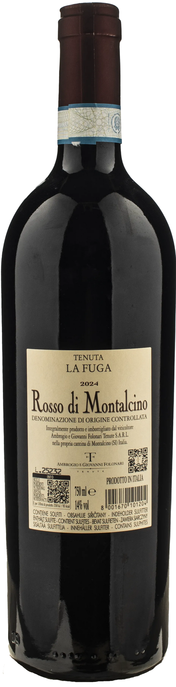 Folonari Rosso Montalcino Tenuta La Fuga 2024