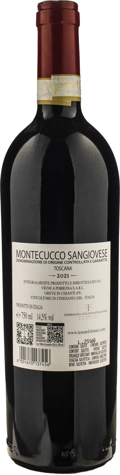 Folonari Tenute Vigne a Porrona Montecucco Sangiovese 2021