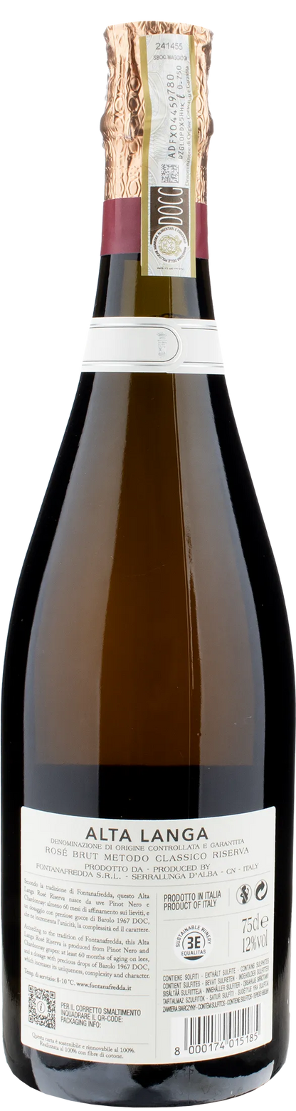 Fontanafredda Alta Langa Riserva Contessa Rosé Brut 60 Mesi 2018
