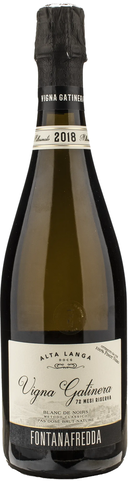 Fontanafredda Alta Langa Riserva 72 Mesi Blanc de Noirs Pas Dose Vigna Gatinera 2018