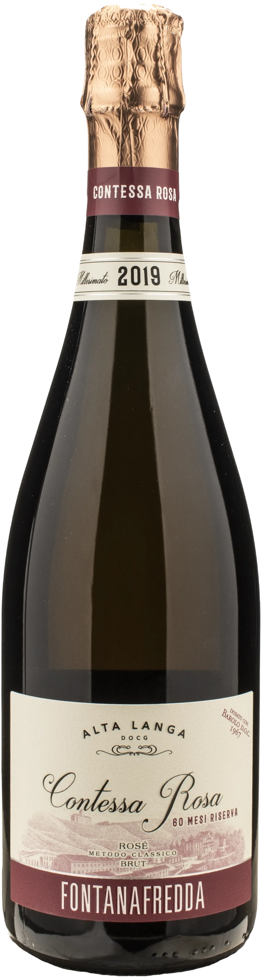 Fontanafredda Alta Langa Riserva Contessa Rosa Brut 60 Mesi 2019