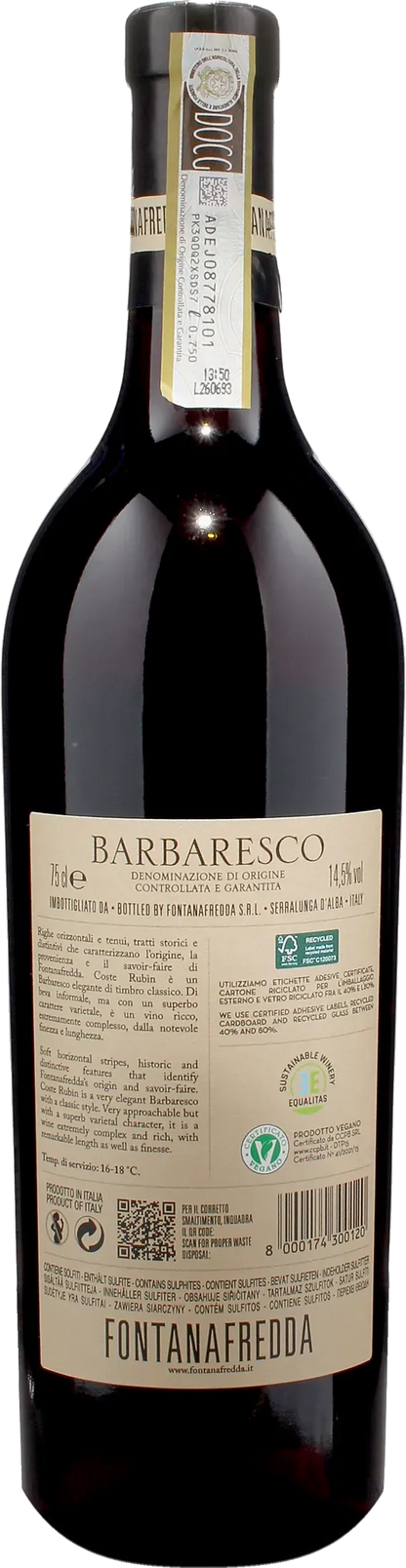 Fontanafredda Barbaresco Coste Rubin 2023