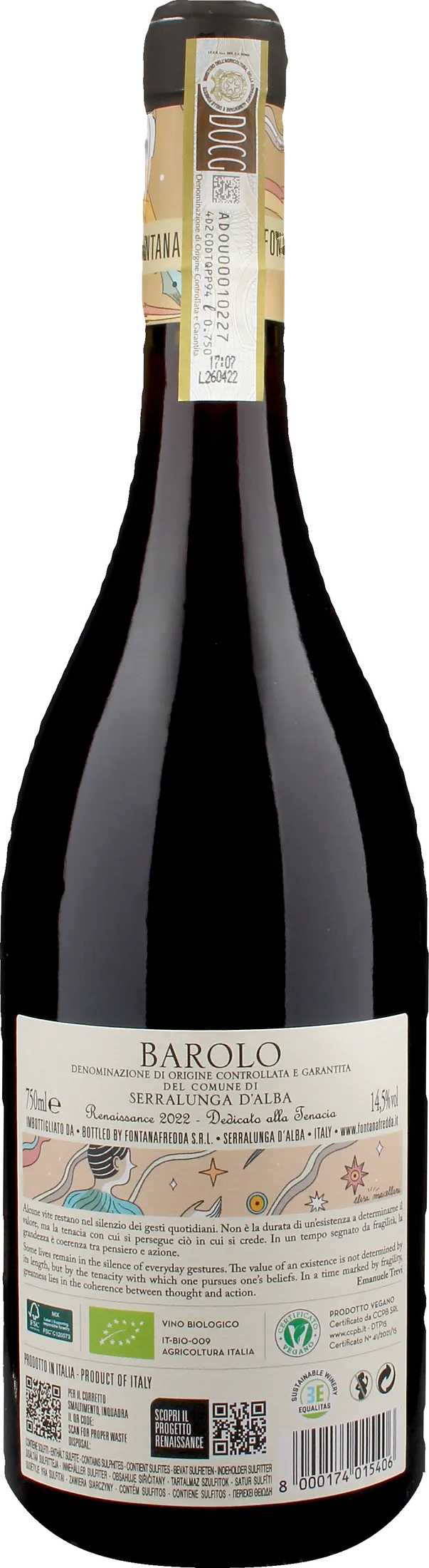 Fontanafredda Barolo Serralunga d'Alba 2022