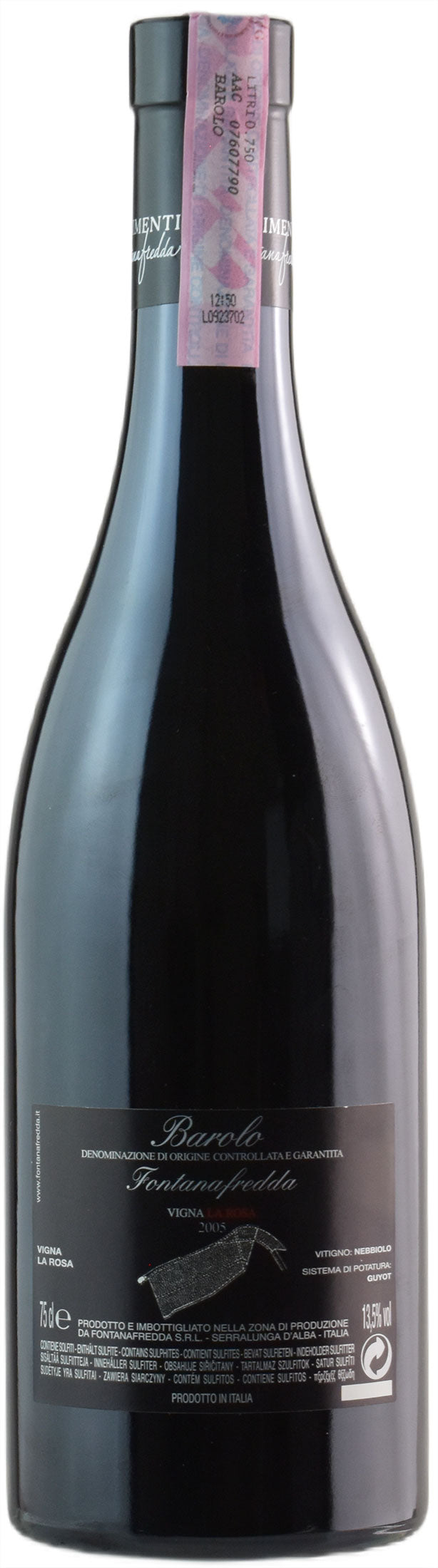 Fontanafredda Barolo Vigna La Rosa 2005