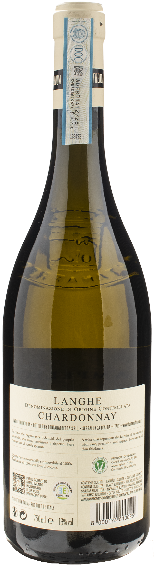 Fontanafredda Langhe Chardonnay Ampelio 2022