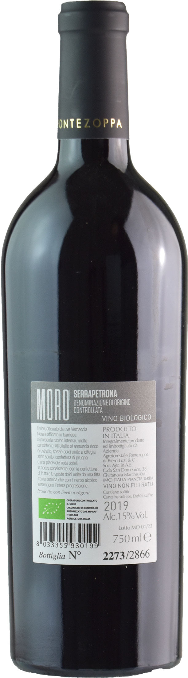 Fontezoppa Serrapetrona Morò Bio 2019
