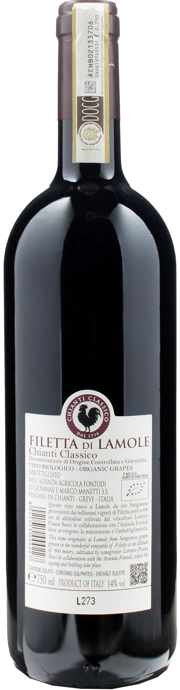Fontodi Chianti Classico Filetta di Lamole 2021