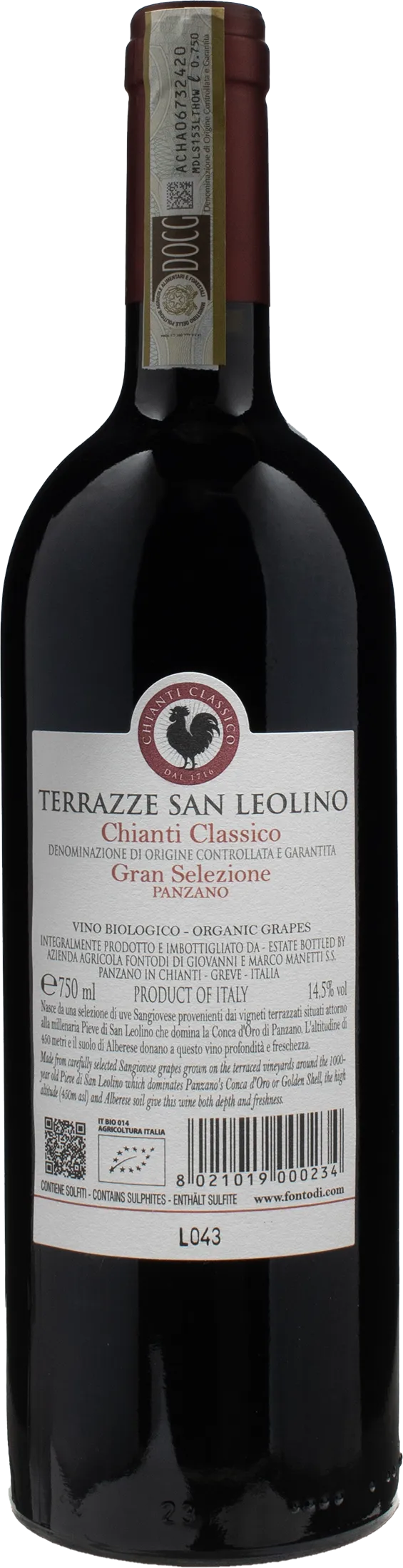 Fontodi Chianti Classico Gran Selezione Panzano Terrazze di San Leolino 2020