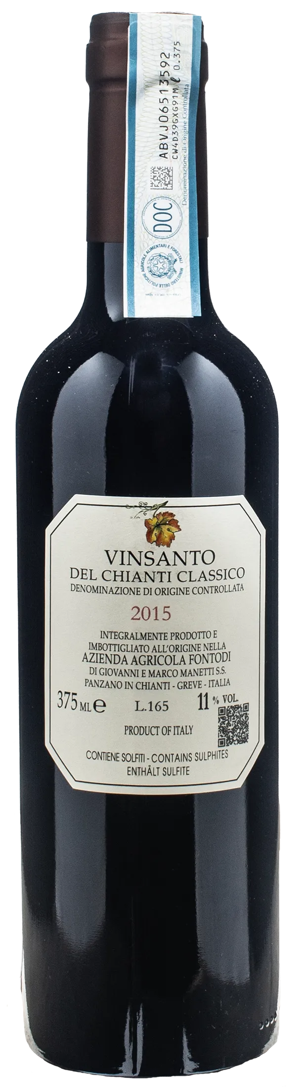 Fontodi Vin Santo del Chianti Classico 0.375L 2015