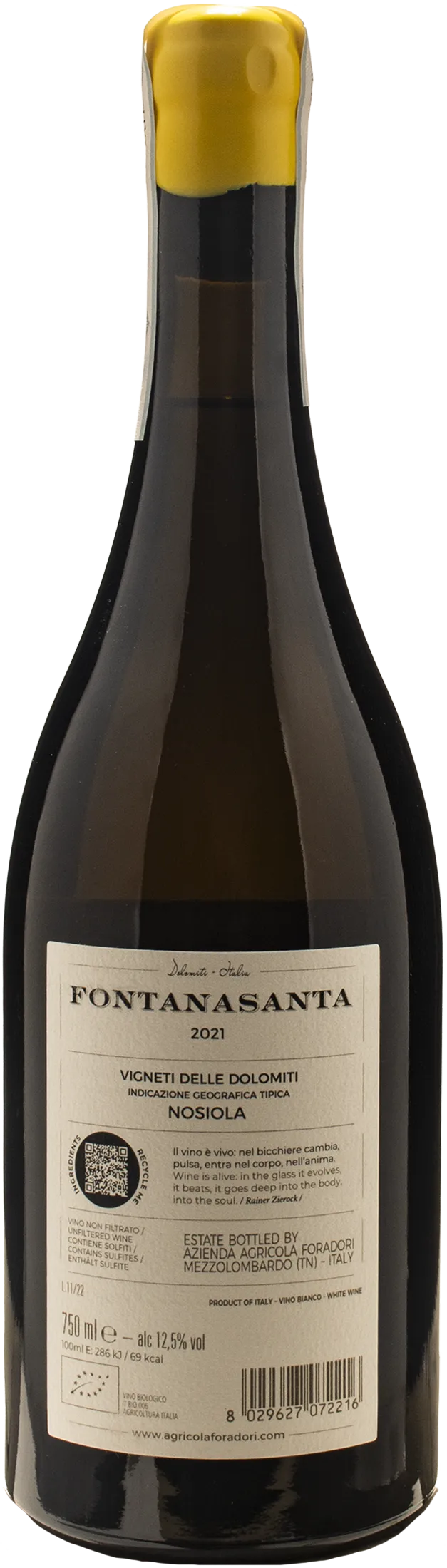 Foradori Fontanasanta Nosiola 2021