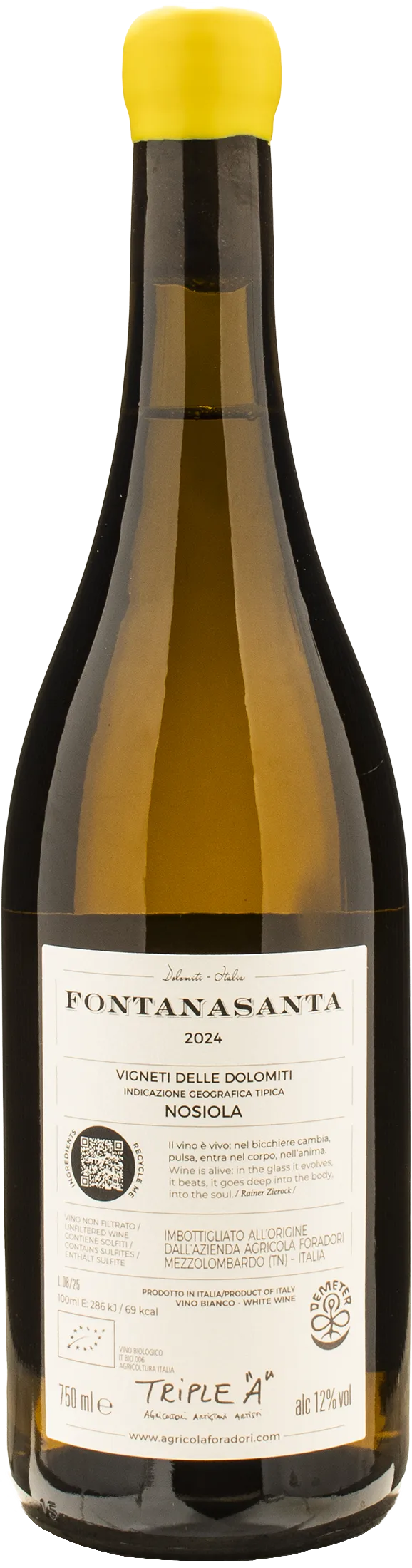Foradori Fontanasanta Nosiola 2024
