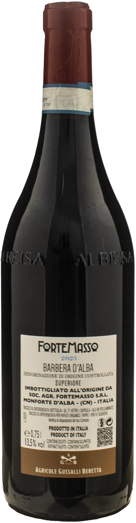 Fortemasso Barbera d'Alba Superiore 2023